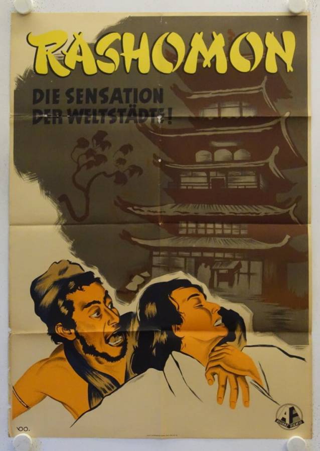 Rashomon original release german movie poster